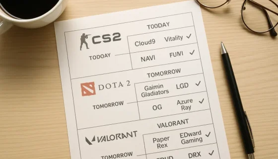 Прогнозы на матчи CS2, Dota 2 и Valorant на сегодня и завтра