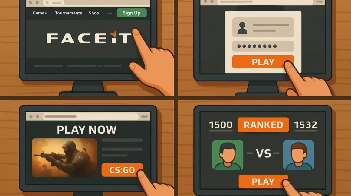 Как попасть на платформу FACEIT и участвовать в матчах с рейтингом