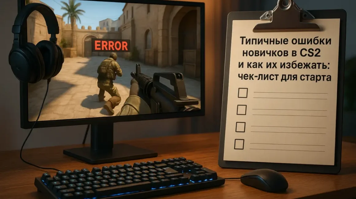 Типичные ошибки новичков в CS2 и как их избежать: чек-лист для старта