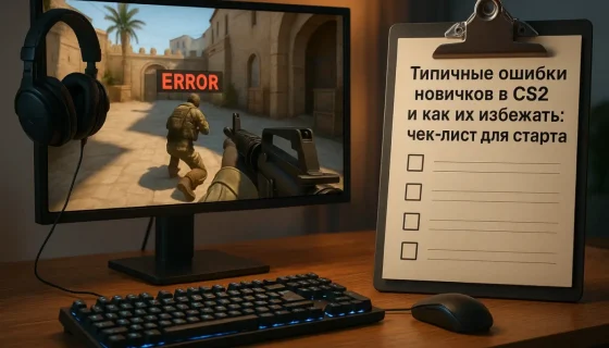 Типичные ошибки новичков в CS2 и как их избежать: чек-лист для старта